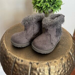 Wonder Nation Charcoal Kids Boots